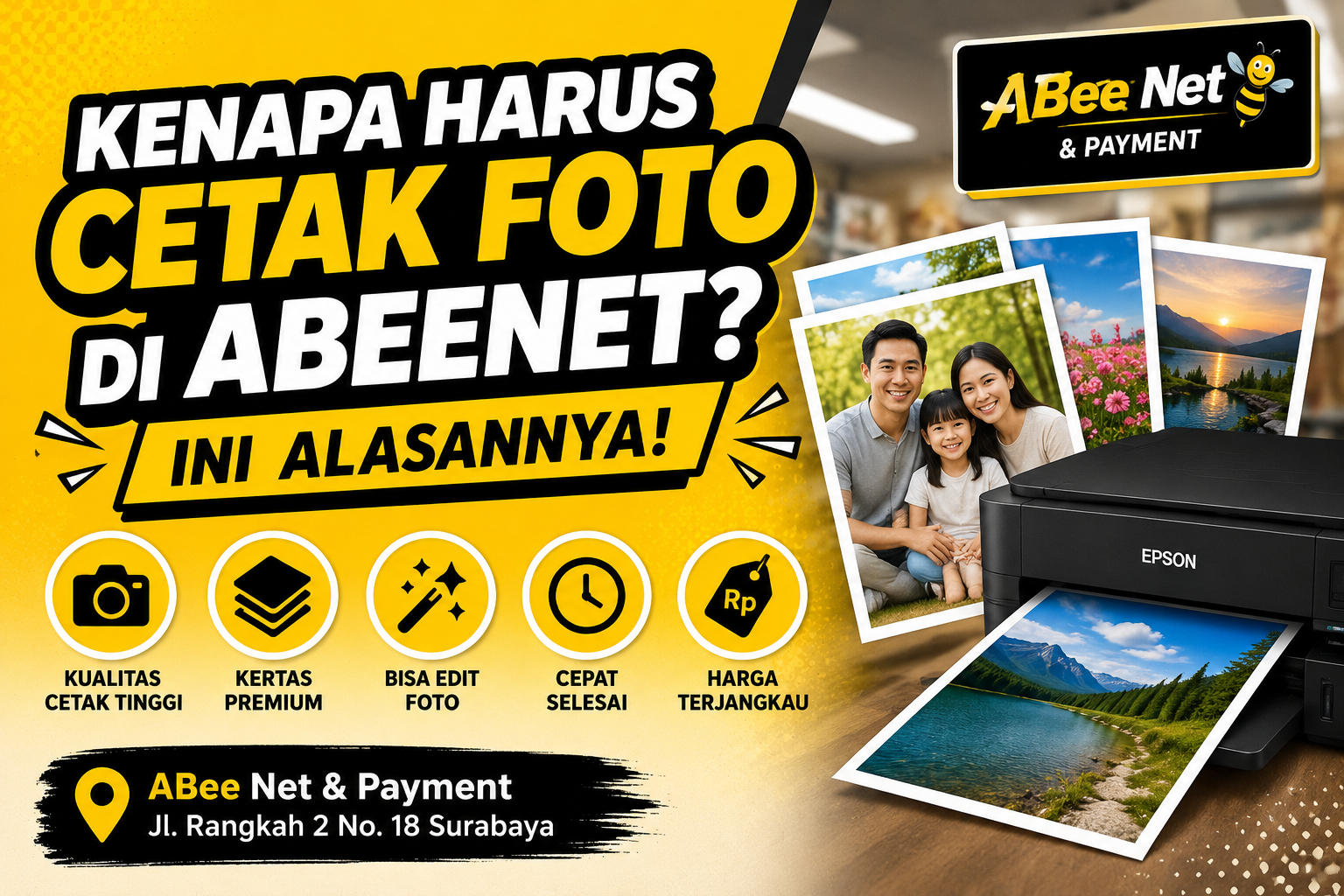 Kenapa Harus Cetak Foto di ABeeNet